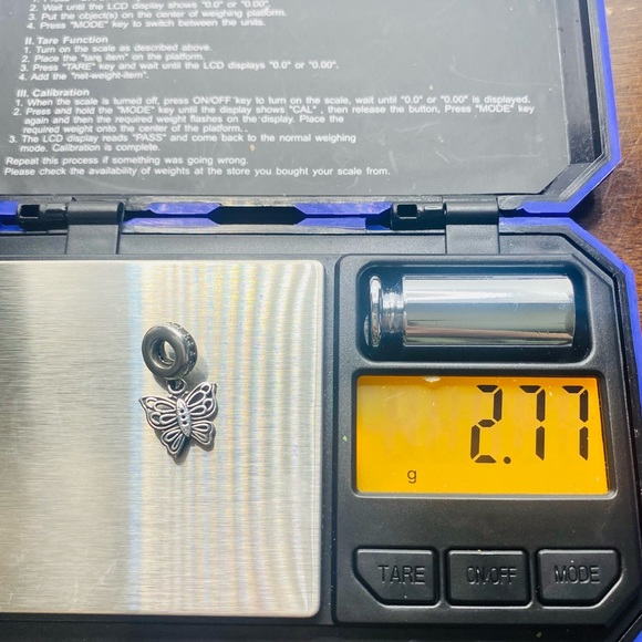 EUC Pandora 791255CZ Sterling Silver Love Takes Flight Butterfly Dangle Charm - Picture 9 of 9